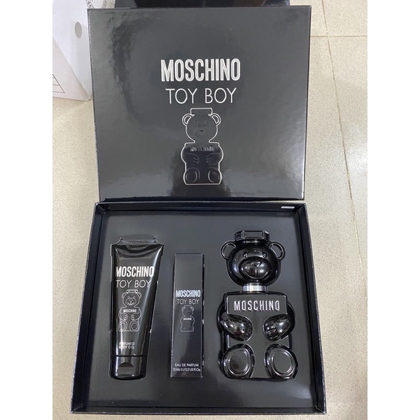 Set nước hoa Moschino Toy Boy EDP 100ml + 10ml + gel tắm 100ml