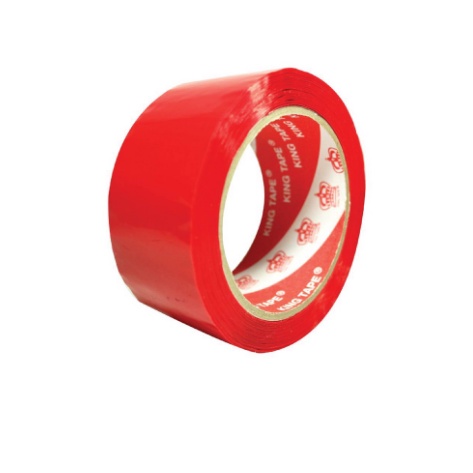 Băng keo màu đỏ mỗi cây 950Gr, keo dán chắc chắn, Băng keo dán thùng, dán hộp
