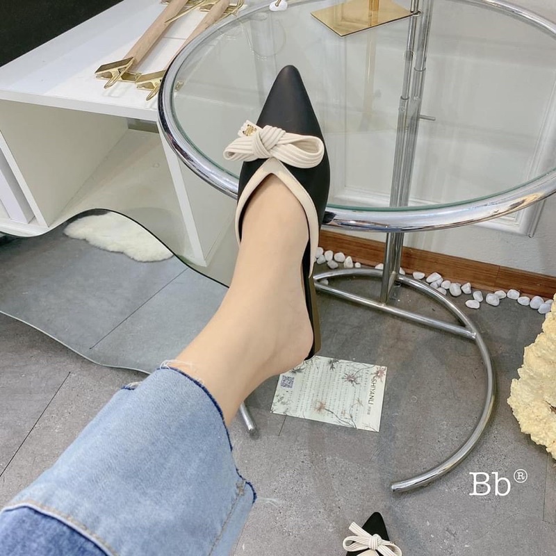 DÉP SỤC NƠ mũi nhọn dễ phối đồ HOT LẮM(tặng quà) PHOM BÉ