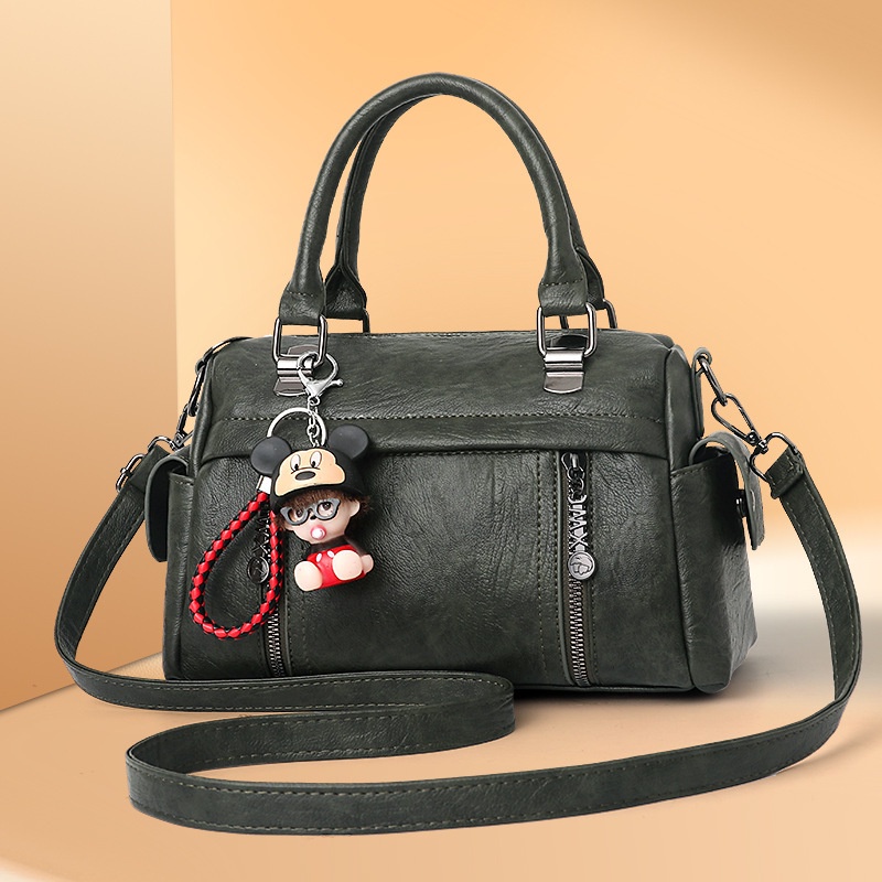 Túi Đeo Vai Bằng Da Mềm Phong Cách Retro Thời Trang Cho Nữ