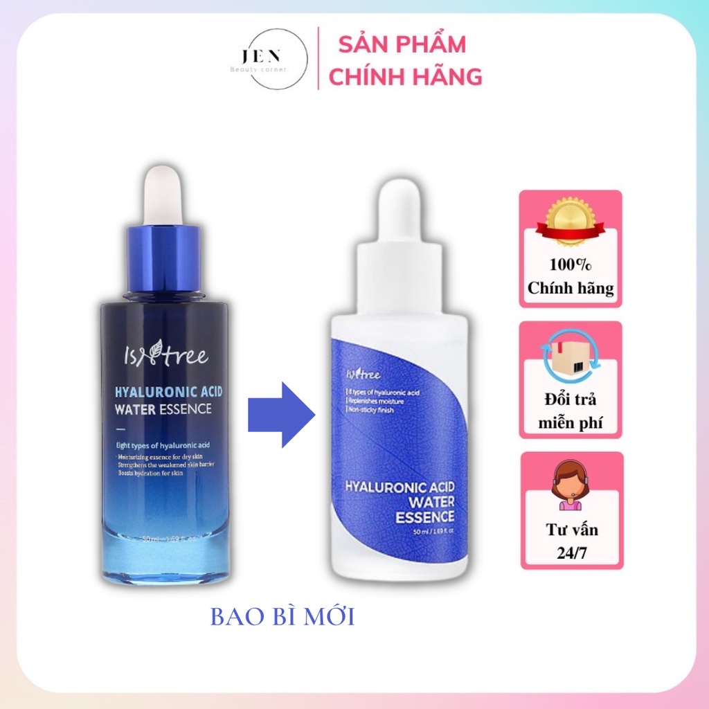 Tinh chất dưỡng ẩm ISNTREE HYALURONIC ACID WATER ESSENCE