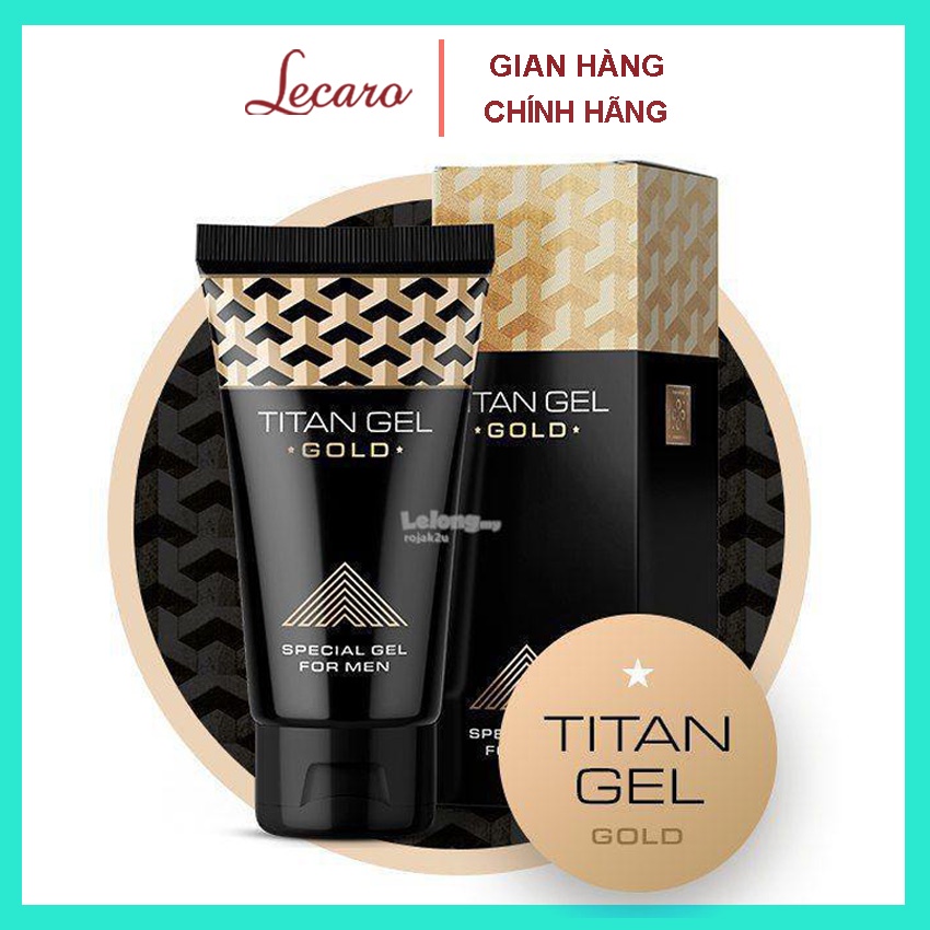 Gel-Titan-Gold Nga 100% Chính hãng. Bản mới nhất LECARO