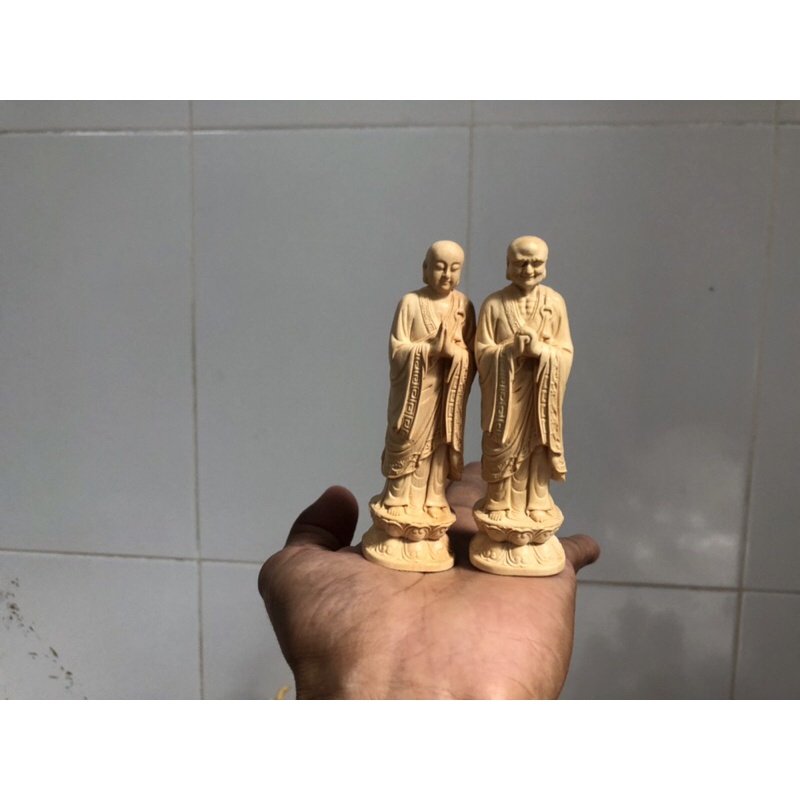 Tượng gỗ Tôn Giả A Nan và Ca Diếp-TG21