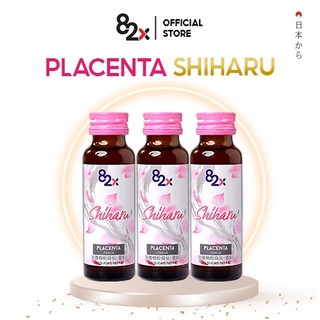 82X Combo 3 chai Nước uống Placenta Shiharu làm đẹp da đến từ Nhật Bản 50ml/lọ.