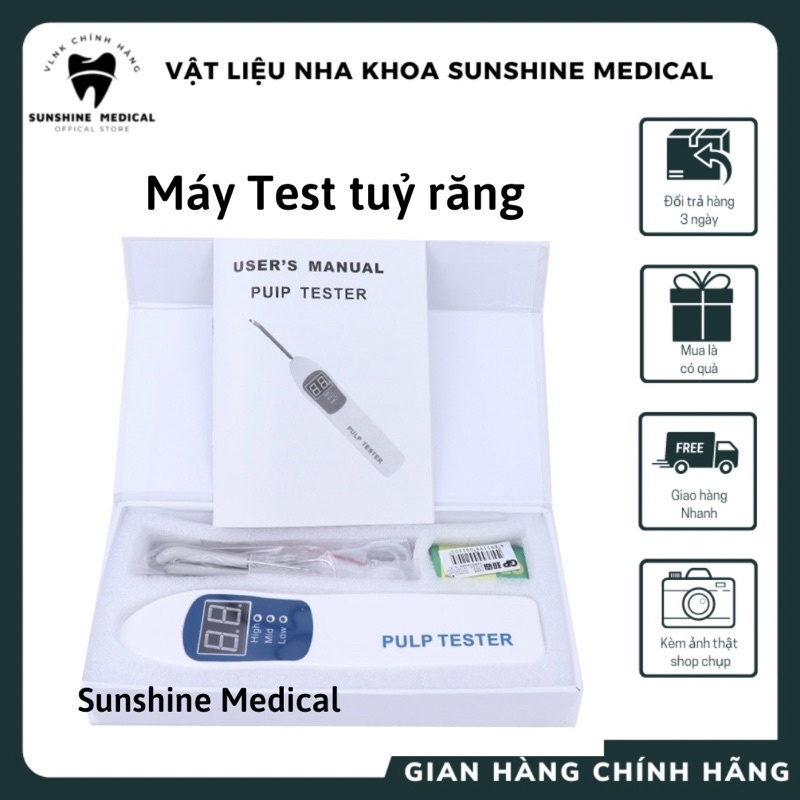Máy thử tuỷ 3 chế độ chuyên dùng cho nha khoa bảo hành 6 tháng