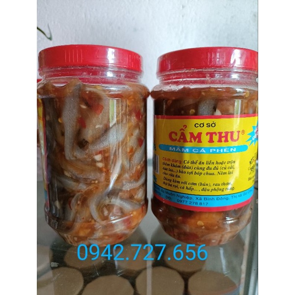 MẮM CÁ PHÈN CẨM THU (HỦ 500GR)(date mới)