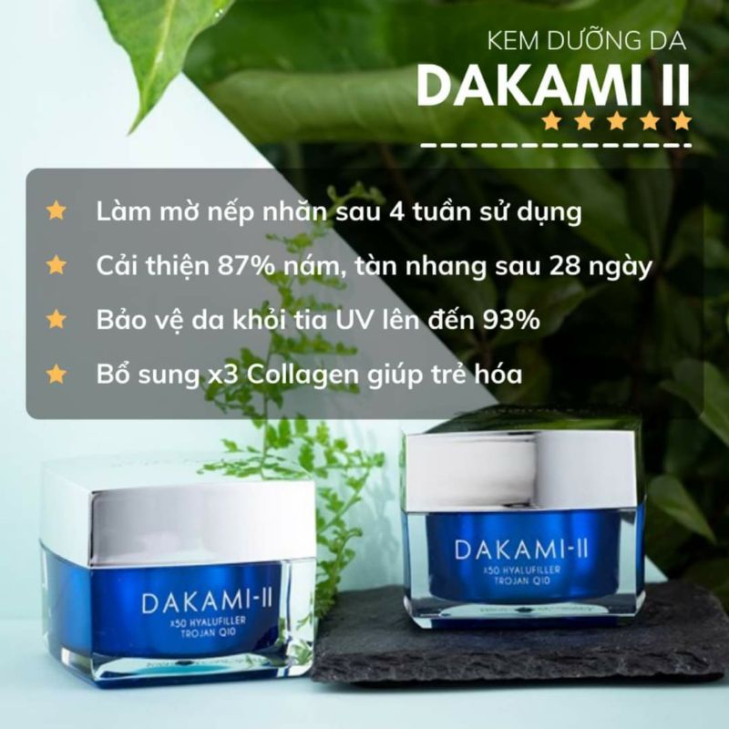 Kem Dakami II mẫu mới tem QR