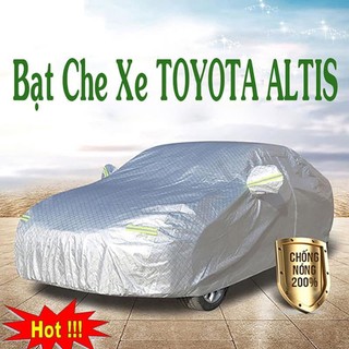 Bạt phủ xe, bạt trùm xe Toyota Altis loại 3 lớp tráng nhôm