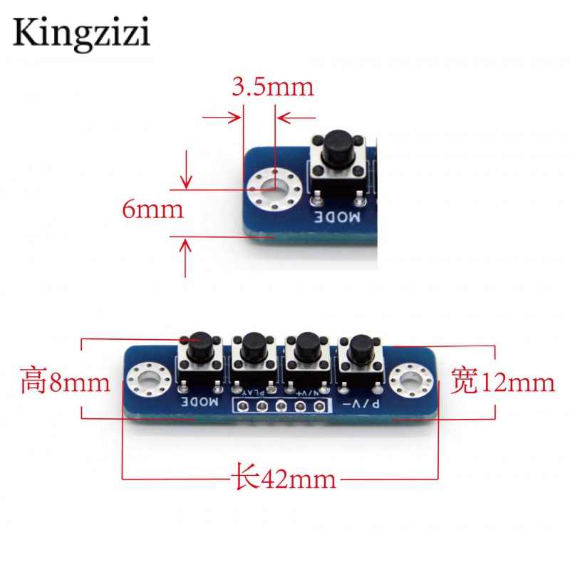 3/4/5/5 -bit Mô -đun khóa độc lập Motion Microcomputer Microption Nút công tắc Microption Board bluetooth Board Board