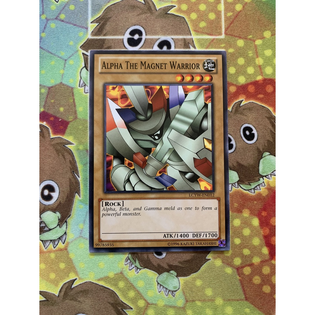 Thẻ Bài Yugioh Monster Alpha the Magnet Warrior  - Common