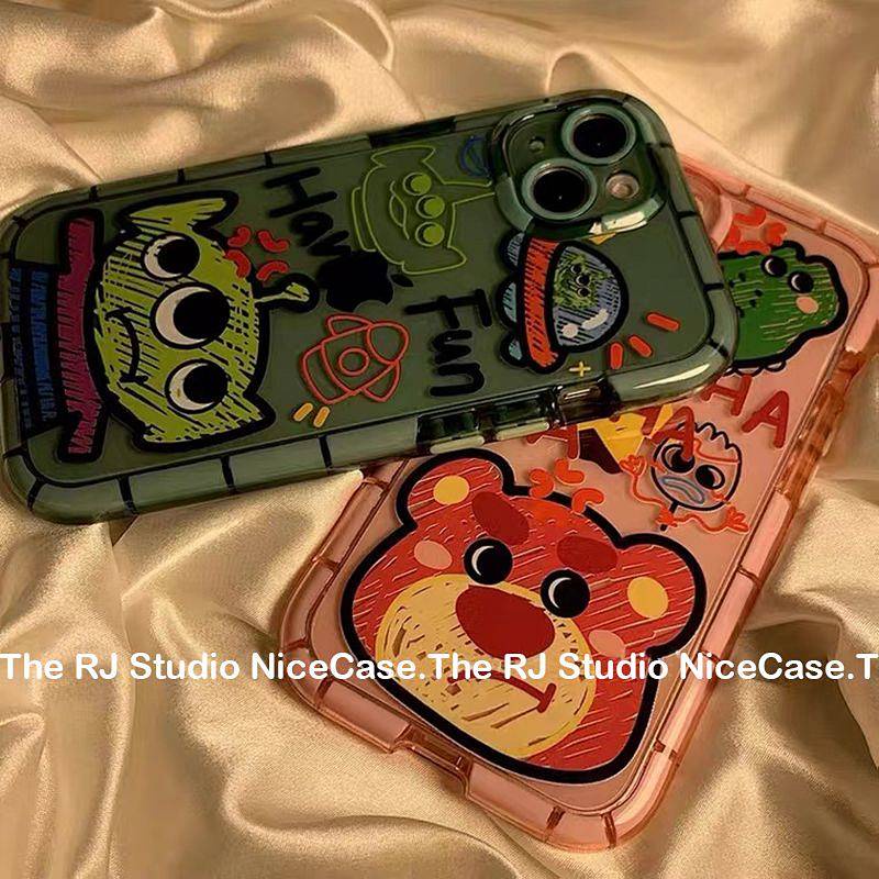 Ốp điện thoại mvEB dạ quang in hoạt hình graffiti dễ thương thích hợp cho Apple 14 7/8P XS/XR 13/12/11