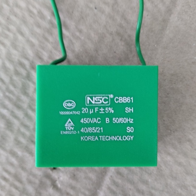 Tụ điện màu xanh, vuông NSC