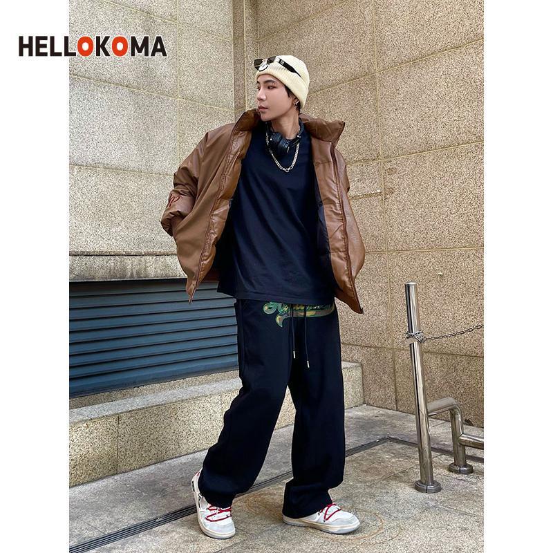 Áo Khoác Da Độn Bông Dày Dặn Cổ Đứng Thêu Chữ Phong Cách Hip Hop Mỹ Thời Trang 2022 Cho Nam Và Nữ