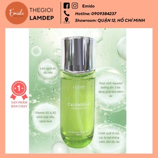 HCM - Sữa rửa mặt tạo bọt sạch sâu ngừa mụn phù hợp mọi loại da Lagumi Calendula Cleansing Gel 100ml an toàn cho mẹ bầu