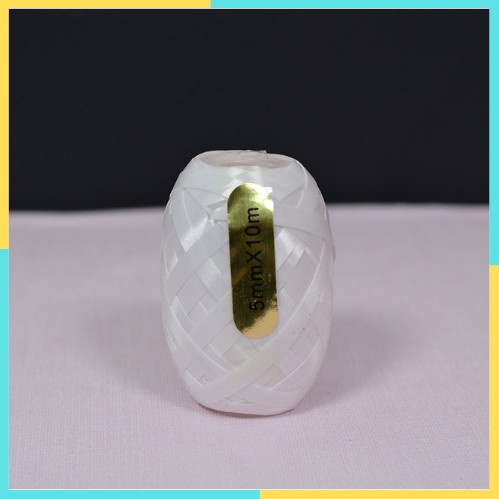 Ruy băng kim tuyên hình tổ kén buộc đuôi bóng cuộn 5mm X 10 mét