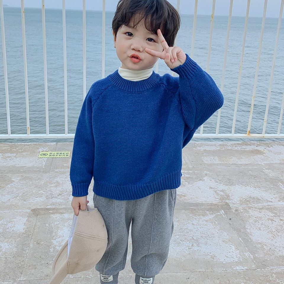 Áo Sweater Phong Cách Hàn Quốc Thời Trang Thu Đông Cho Bé Trai