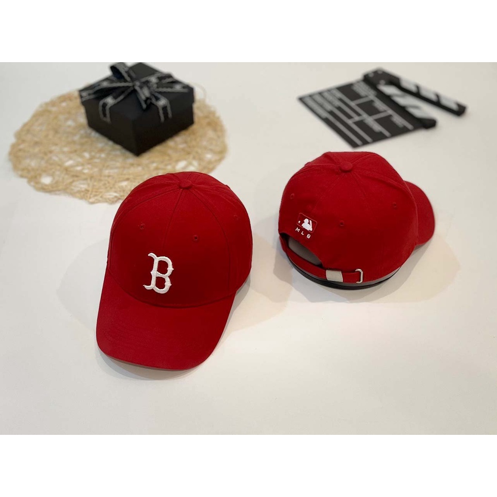 Mũ lưỡi trai Màu nâu MLB thêu logo chữ B siêu HOT,nón kết lưỡi trai phong cách Hàn quốc logo chữ B cao cấp,hàng xuất dư.