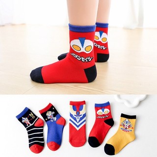 Đôi tất siêu nhân nhện cổ cao - đôi tất siêu nhân giữ ấm cho bé trai từ 1-4 tuổi