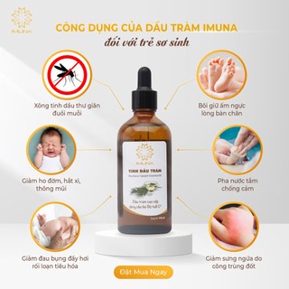 (Hết HSD) Tinh dầu tràm trà Imuna 100ml (HSD đến 20/2/2026)