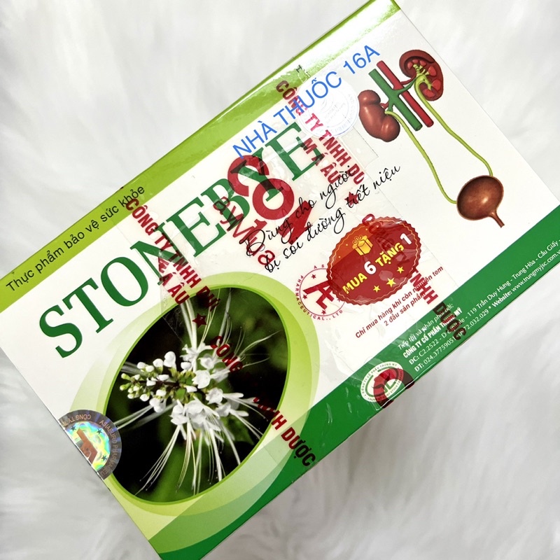 &lt;CHÍNH HÃNG&gt; STONEBYE - HỖ TRỢ ĐIỀU TRỊ SỎI THẬN, SỎI TIẾT NIỆU, TIỂU BUỐT - TÍCH ĐIỂM 6 TẶNG 1