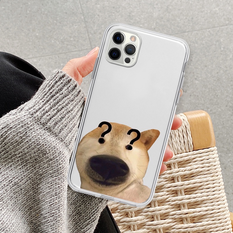 Ốp lưng iphone chó mũi to ốp vuông trong suốt bảo vệ cam 6/6splus/7/7plus/8/8plus/x/xr/xs/11/12/13/14/pro/max/plus/proma