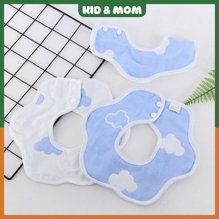 Yếm tròn xô cho bé, yếm ăn dặm