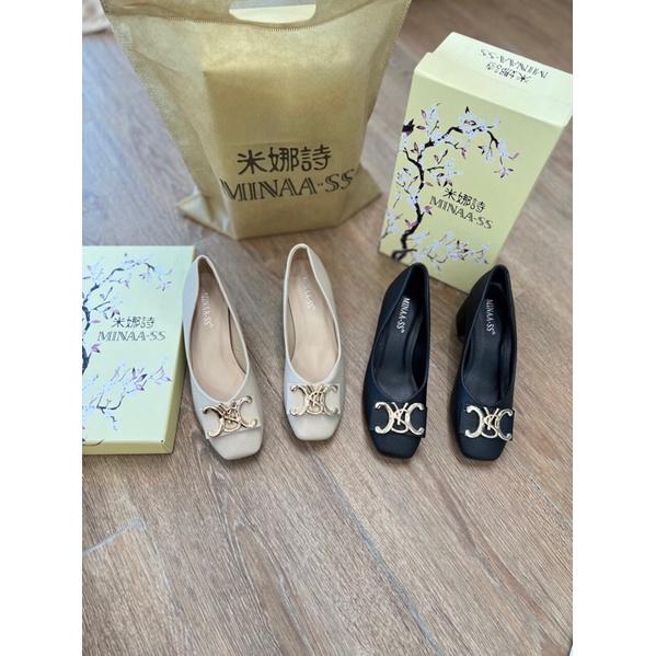 Giày công sở màu đen gót vuông 5 pcho chii em giáo viên  c