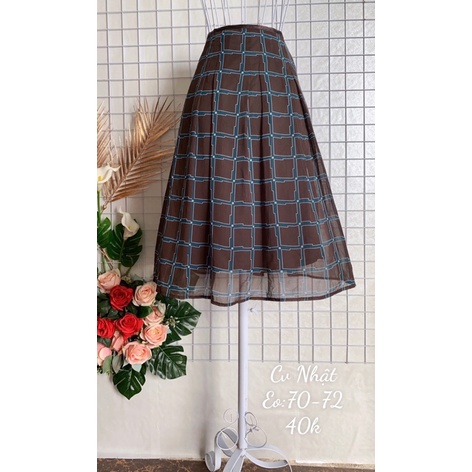 Chân váy dài kiểu vintage