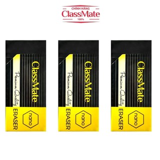 Gôm tẩy nano premium đen classmate giúp tẩy sạch vết chì, tiện dụng, không gây hại cho bé cl-er807