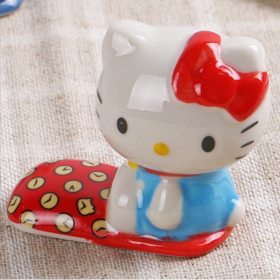 Gác cọ bút vẽ đũa kitty doremon GC1 gác đũa bằng Sứ