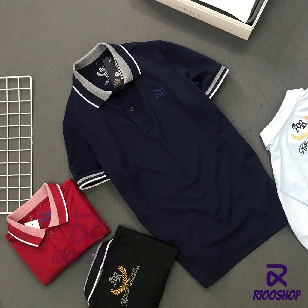 Áo polo nam, áo nam có cổ thun vnxk vải dày, đẹp, đơn giản, form regular, cao cấp, tay ngắn, big size RIOOSHOP RSP002