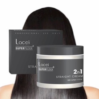 Kem duỗi tóc lacei 2in1 Laceisuperplexx+ hũ 500ml phủ mịn bóng tóc không cần dập