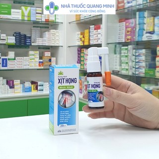 Dung dịch xịt họng Nhất Nhất 20ml
