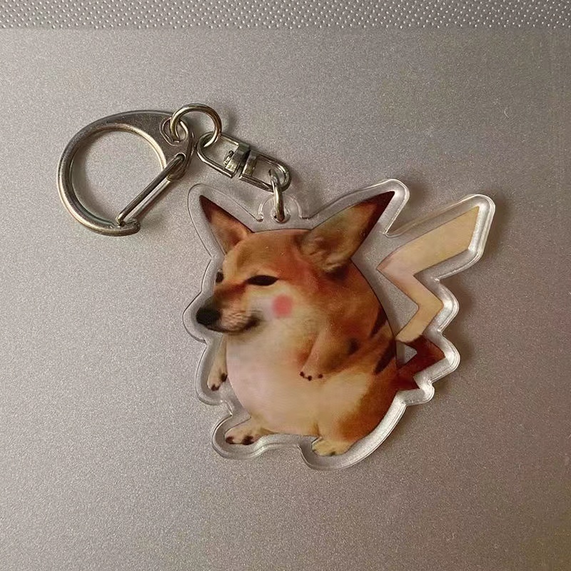 Móc Khóa Hình Chú Chó Shiba Inu Dễ Thương 4-5CM