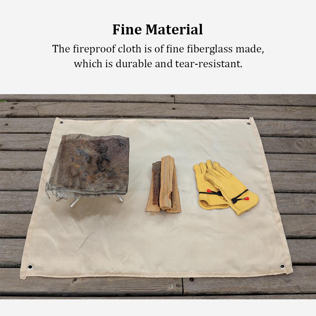 Thảm Lót Cách Nhiệt Chống Cháy Có Thể Giặt Lại Tiện Dụng Cho Tiệc Nướng Bbq