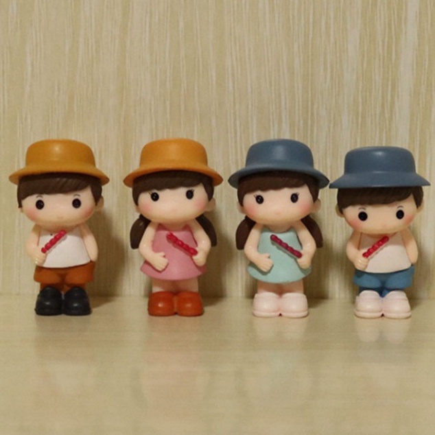 Trang Trí Ô Tô Bàn Làm Việc Phòng Khách Cặp Đôi Học Sinh Siêu Cute - Phụ Kiện Decor Xe Hơi Luxcar Cao Cấp Giá Rẻ