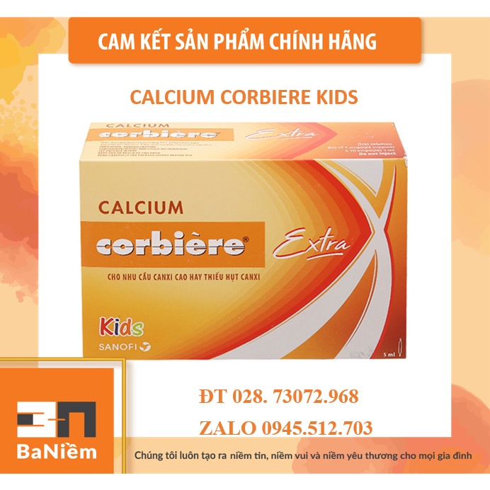 CALCIUM CORBIE EXTRA DÀNH CHO NGƯỜI LỚN VÀ EM BÉ