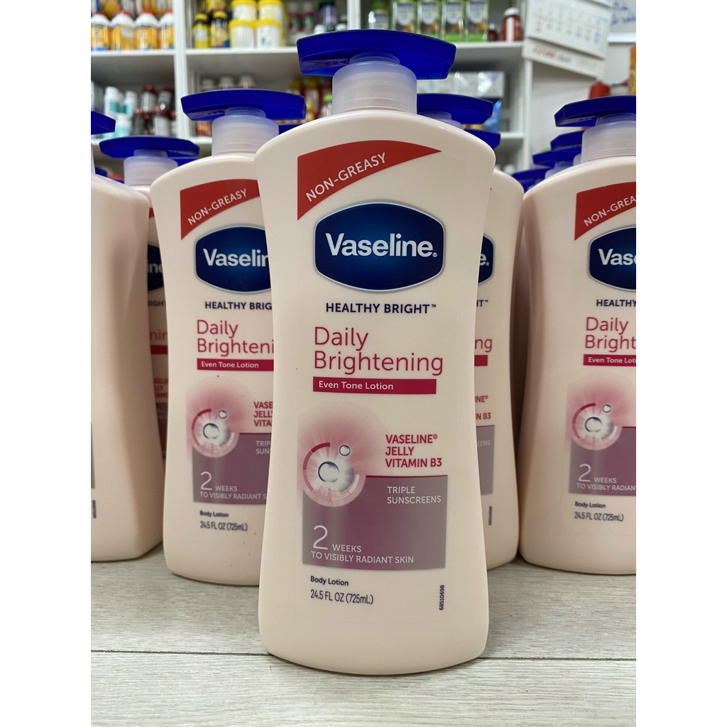 Dưỡng thể trắng da toàn thân Vaseline bản Mỹ 725ml