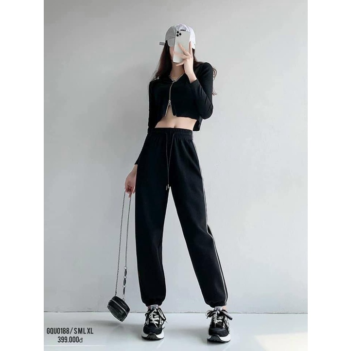 QUẦN JONGER NỮ TỔ ONG BO CHUN - MeiMei Store 2210QB1