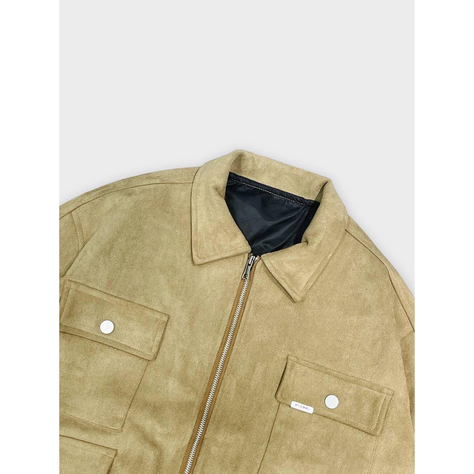 ÁO KHOÁC BEIGE CARGO BOMBER