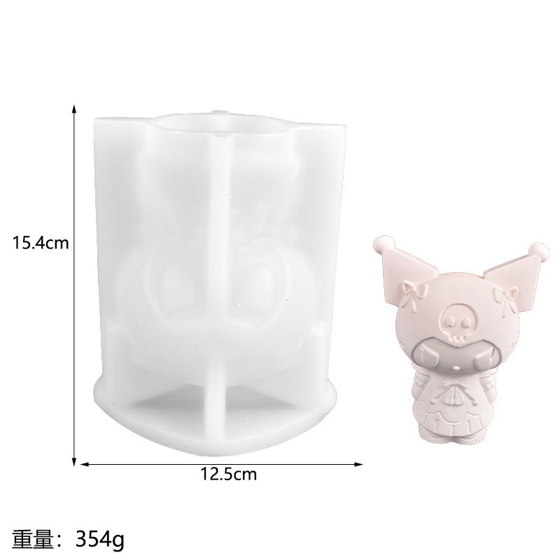 Khuôn Silicon Làm Nến Thơm Hình stitch / Vịt Vàng / Vịt Hoạt Hình diy