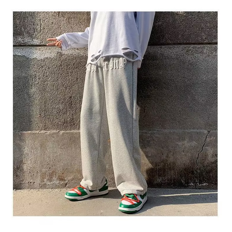 Quần Dài Thể Thao In Chữ Phong Cách Hip Hop Mỹ TF1 Thời Trang Cho Nam