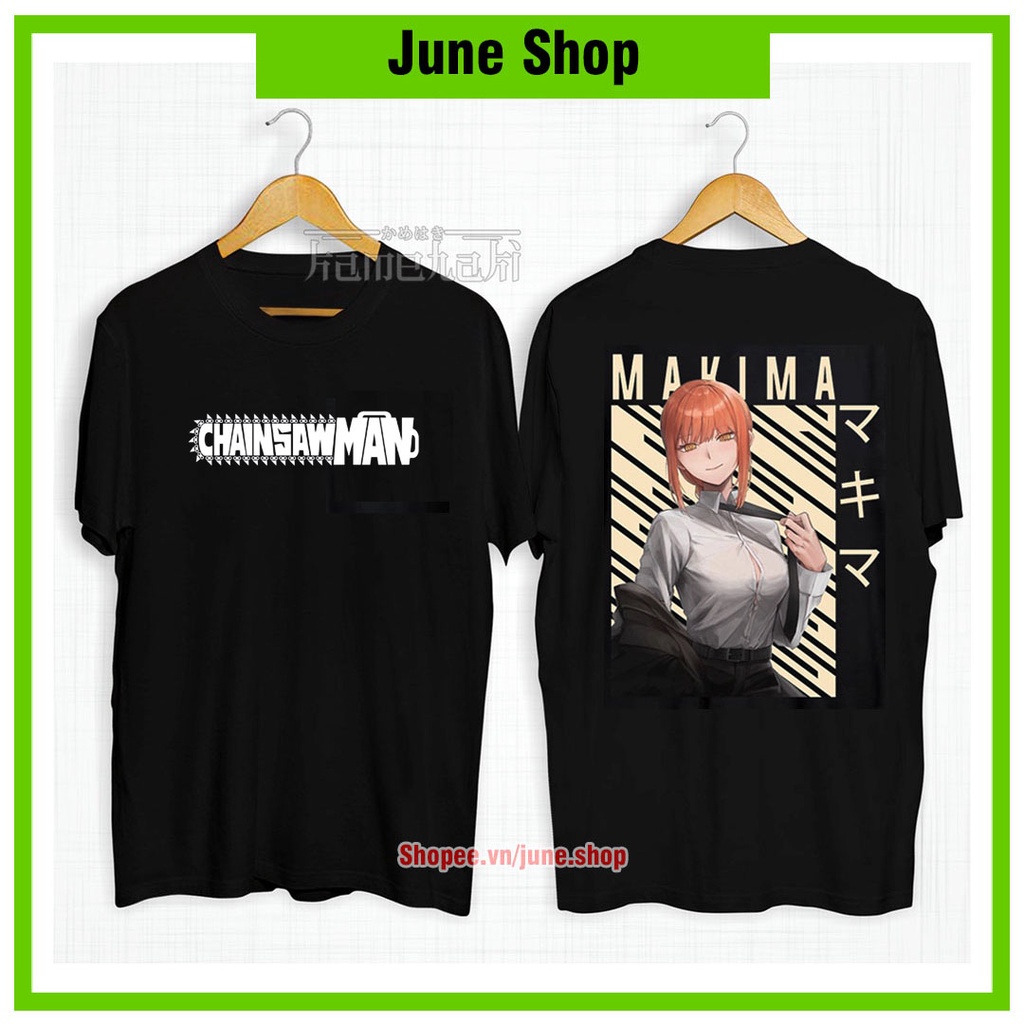 Áo thun Chainsaw Man - in hình Makima Anime cá tính, cực chất
