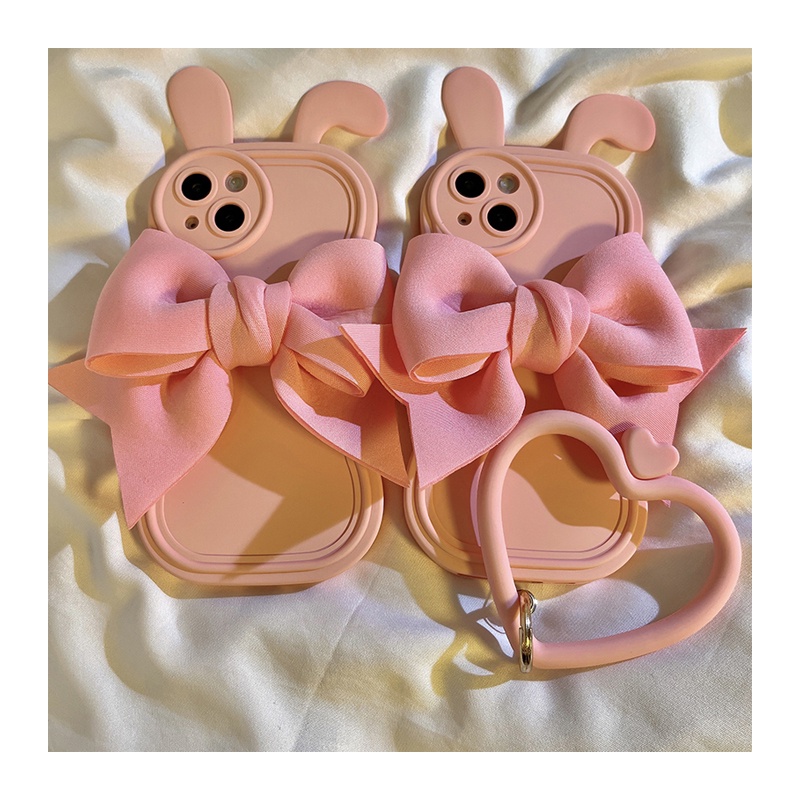 Ốp Điện Thoại Hình Tai Thỏ Dễ Thương Cho IPhone 14 14Pro 14ProMax 13 13Pro 13ProMax 12 12Pro 12ProMax 11 11Pro 11ProMax XSMax XR X XS