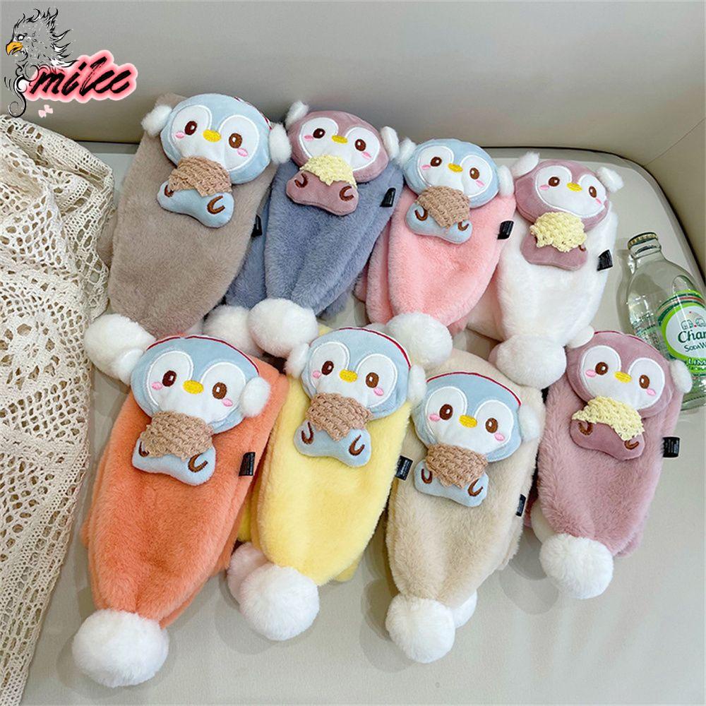 EMILEE Baby Scarf Criss-cross scarf Outdoor Cartoon Animals Neck Warmer Penguin Autumn And Winter Winter Scarf