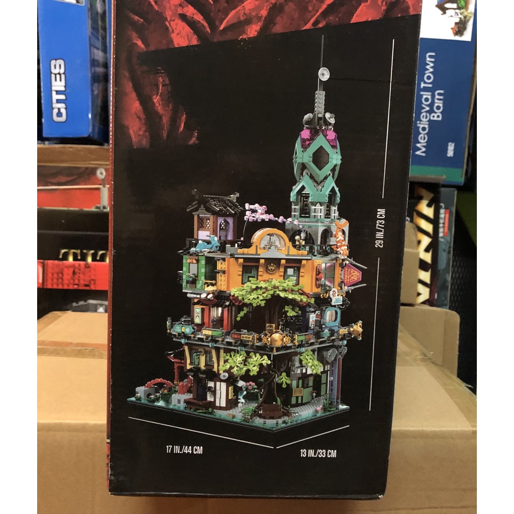 Đồ Chơi Xếp Hình T 19006 Khu Vườn CủaThành Phố Ninja City Garden 5685 Mảnh