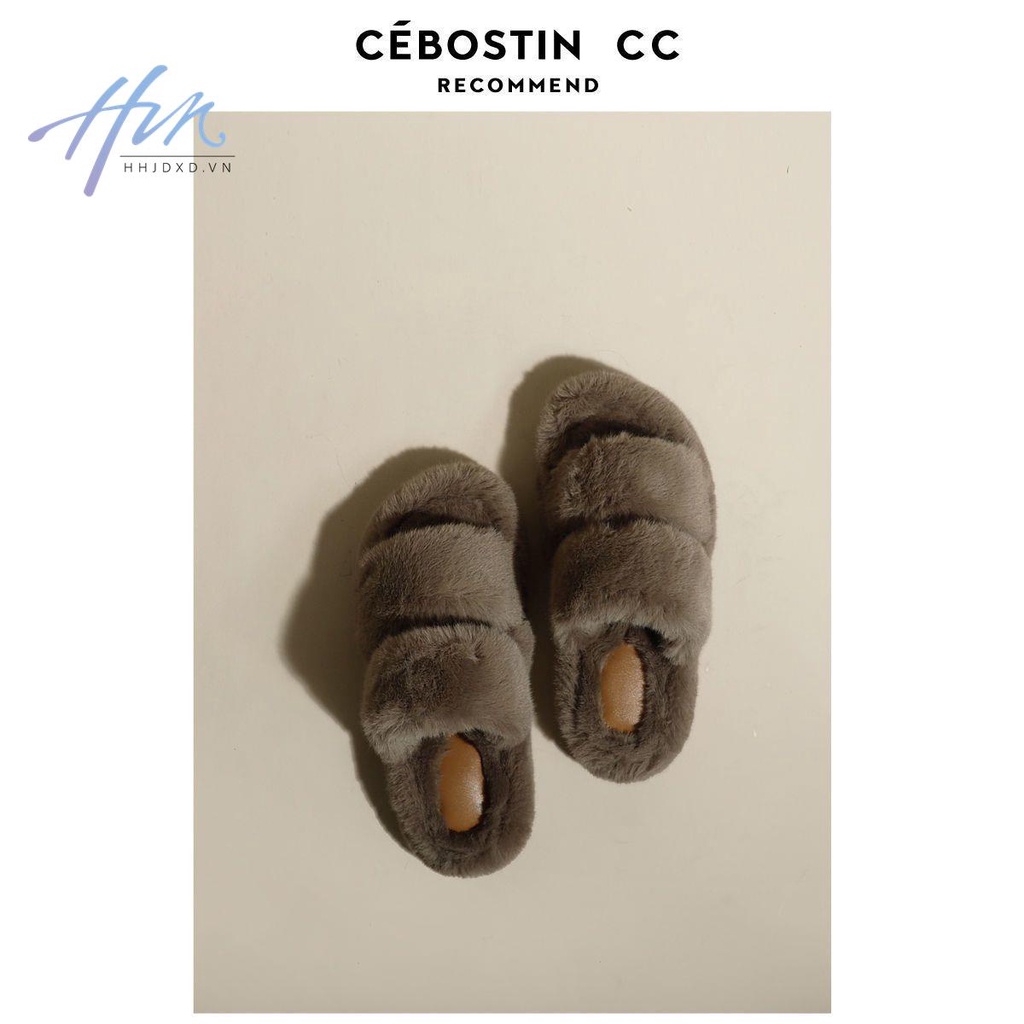 Dép Bông Đi Trong Nhà Giữ Ấm Mùa Đông Thiết Kế Dễ Thương Dành Cho Nữ