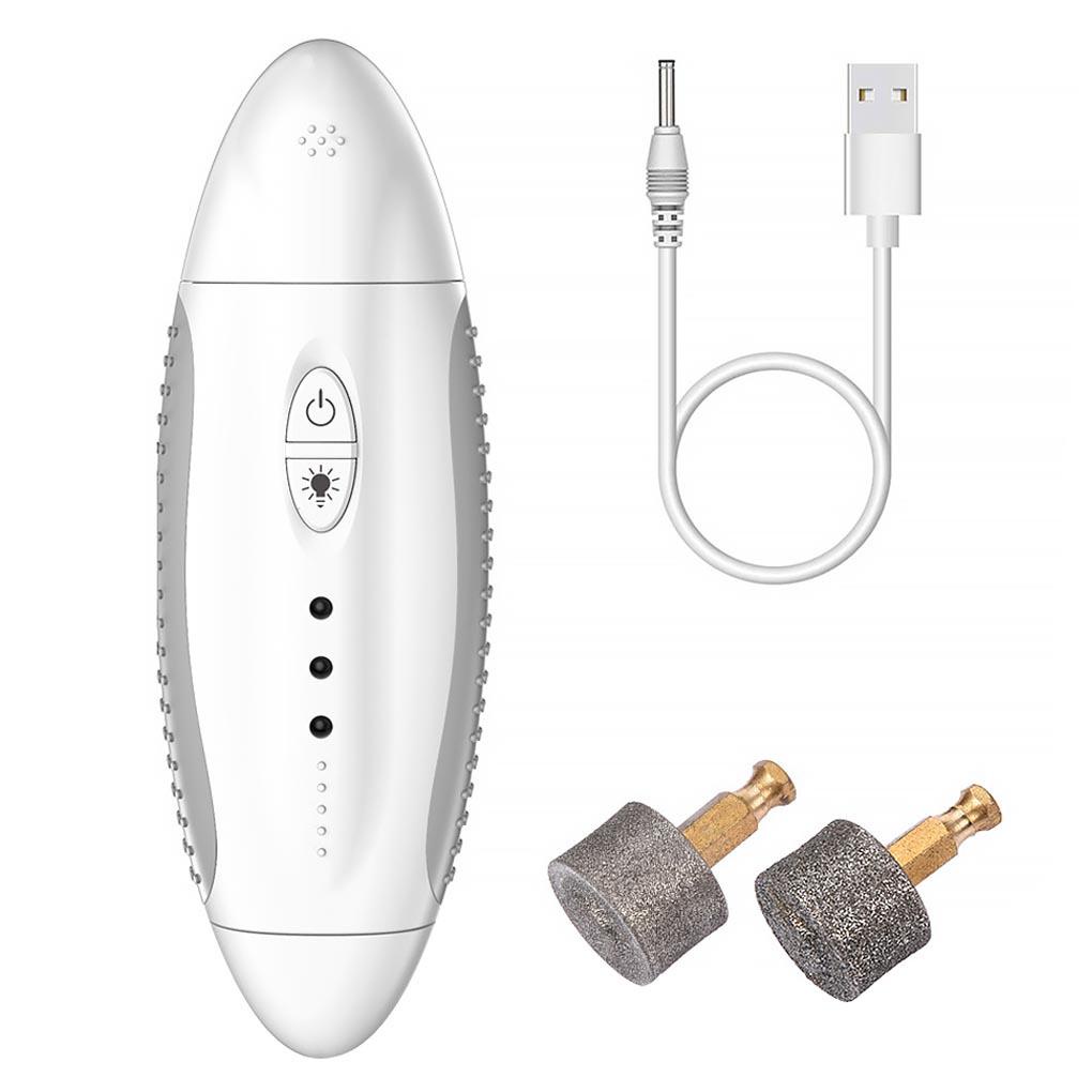 Tông Đơ Tỉa Lông Cho Thú Cưng Kèm 2 Đầu Mài Và Dũa Đèn LED