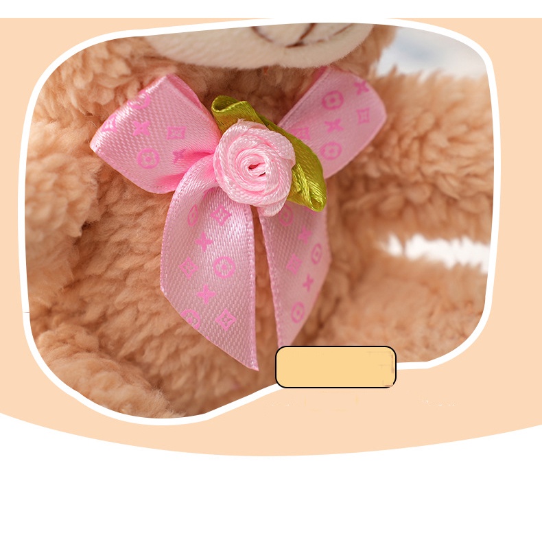 Móc treo trang trí balo, móc khoá gấu bông - Mẫu cao cấp - 12*11cm xinh xắn GB02