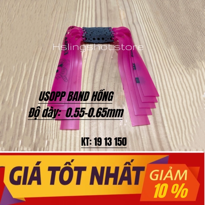 Dây thun ná cao su USOPP BAND V3 dày 055-065mm buộc sẵn